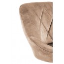 Стул барный HALMAR H101 бежевый/черный